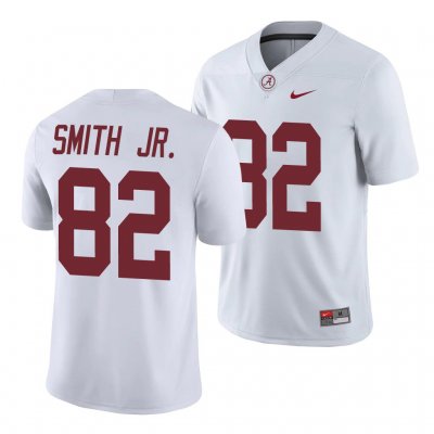 Men's Alabama Crimson Tide #82 Irv Smith Jr. White Game NCAA College Football Jersey 2403RDVO6